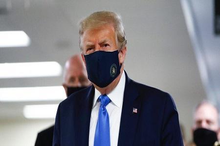 ترامپ انتها ماسک زد