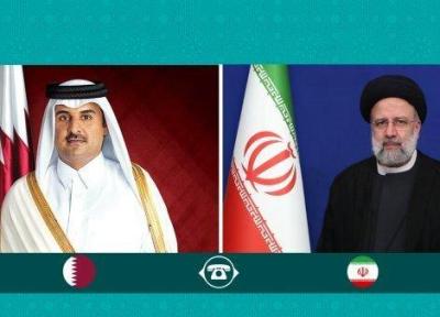 مکالمه تلفنی امیر قطر با رئیس جمهور؛ اعلام آمادگی امیر قطر برای افزایش همکاری ها و سرمایه گذاری در ایران