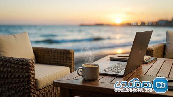 تجربه کار از راه دور در کنار خزر؛ چگونه با لپ تاپ در یک هتل ساحلی دنج کار کنیم و ریلکس باشیم؟